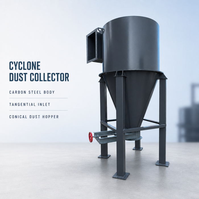 Carbon Steel Cyclone Dust Collector for Industrial Use